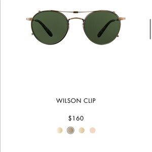 Garrett Leight Wilson Sun Glasses Clip